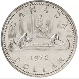 Vintage 1972 Voyageur Canada Dollar